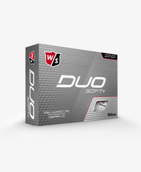 Wilson Duo Soft+ White Golf Balls