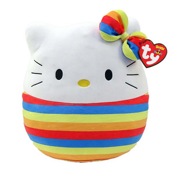 TY Hello Kitty Rainbow Squish-a-Boo 20cm