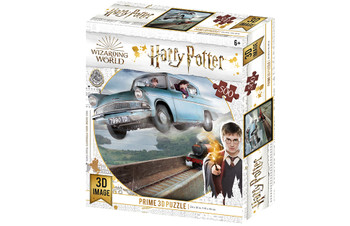 Harry Potter 3D 500pc Puzzle - Ford Anglia