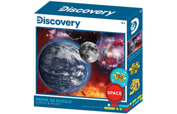 Discovery 3D 150pc Puzzle - Earth & Moon