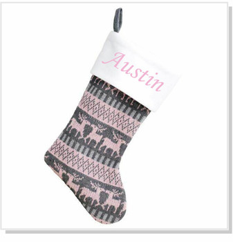 STG857 Personalised Christmas Stocking