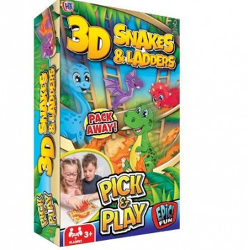 HTI Snake & Ladders Pick & Play Dino