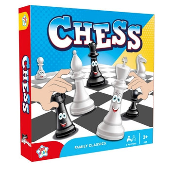 Kids Play Chess Board Game