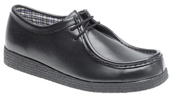 M157 Boys Black School Shoe