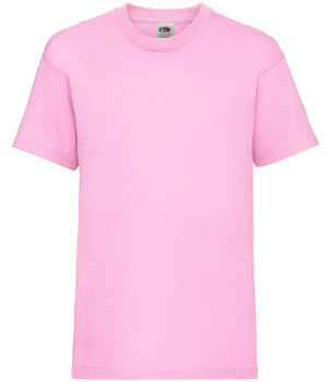 SS6B - Fruit of the Loom Kids Value (Light Pink) T-Shirt