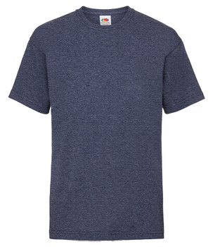 SS6B - Fruit of the Loom Kids Value (Heather Navy) T-Shirt