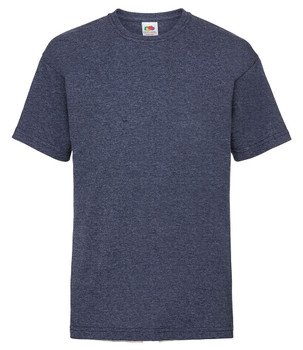SS6B - Fruit of the Loom Kids Value (Heather Navy) T-Shirt