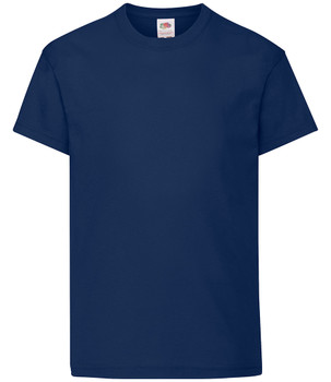 SS6B - Fruit of the Loom Kids Value (Navy Blue) T-Shirt