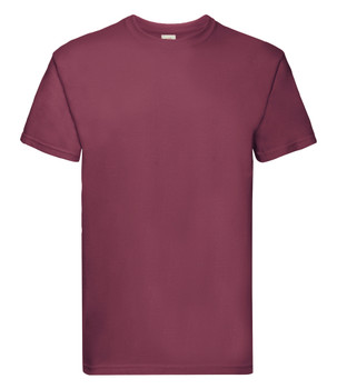 SS10 - Fruit of the Loom Super Premium (Burgundy) T-Shirt