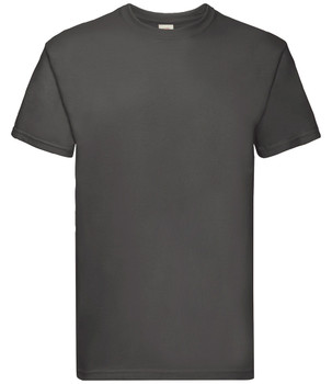 SS10 - Fruit of the Loom Super Premium (Light Graphite) T-Shirt