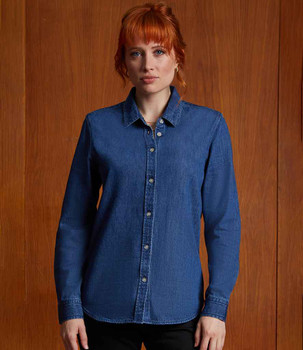NEOBLU Ladies Bennett Denim Shirt