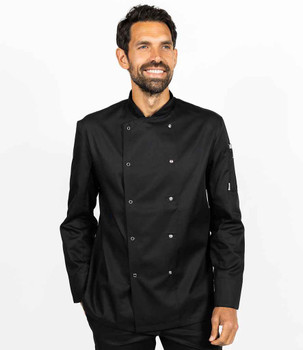 Dennys Long Sleeve Press Stud Chef's Jacket