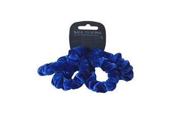 Royal Blue Velvet Scrunchies