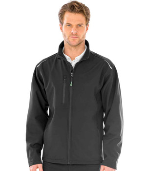 Result Recycled Three Layer Printable Soft Shell Jacket
