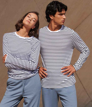 SF Clothing Unisex Long Sleeve Striped T-Shirt