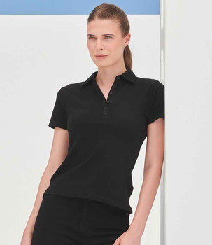 SF Clothing Ladies Stretch Piqué Polo Shirt