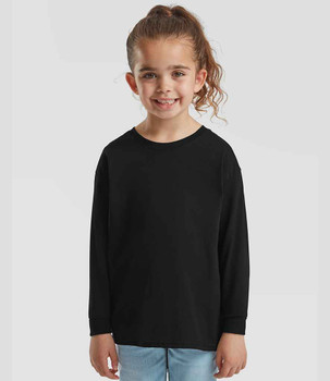 Fruit of the Loom Kids Long Sleeve Value T-Shirt