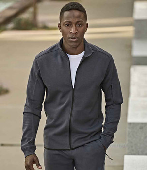 Tee Jays Athletic Full Zip Sweat Cardigan
