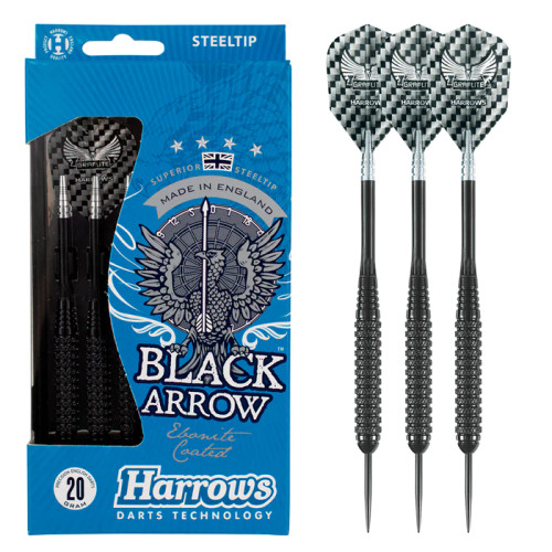 Harrows Black Arrow Steeltip Darts