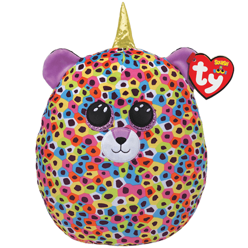 TY Squish-A-Boo Giselle Leopard 35cm