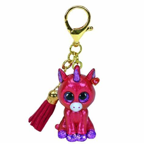 TY Mini Boo Sunset Unicorn Keychain