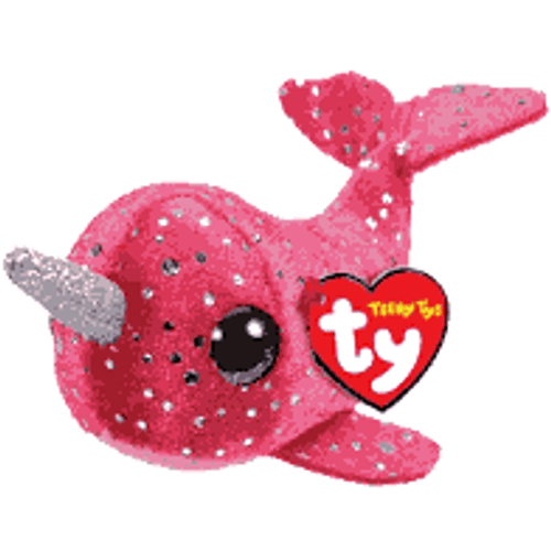 Teeny TY Nelly Pink Narwhal