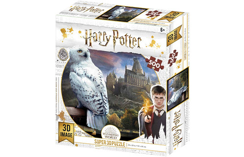 Harry Potter 3D 500pc Puzzle - Hedwig