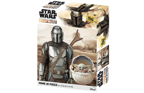 Star Wars 3D 500pc Puzzle - The Mandalorian & Grogu