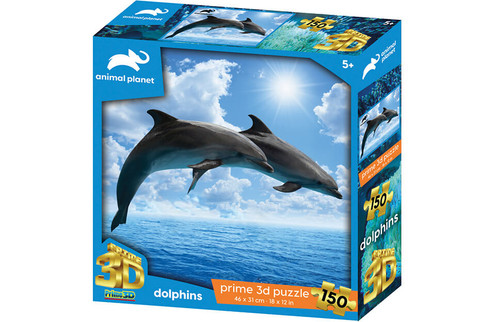 Animal Planet 3D 150pc Puzzle - Dolphins