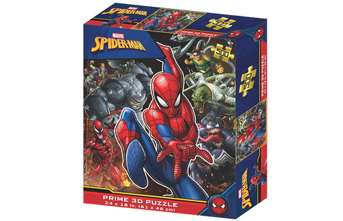 Spiderman 3D 500pc Puzzle - Ensemble