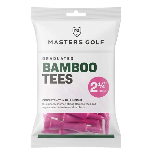 Masters Bamboo Tees - Bag of 20, 57mm