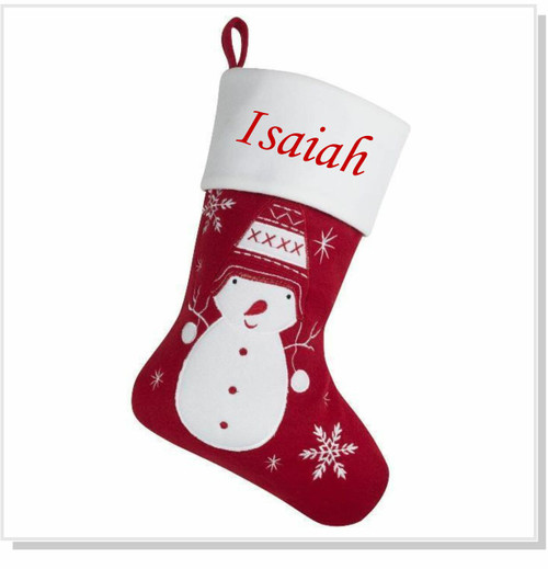 STG571 Personalised Christmas Stocking