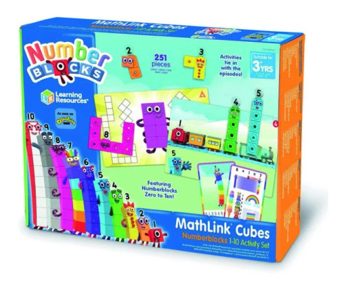 Numberblocks Mathlink Cubes 1-10 Activity Set