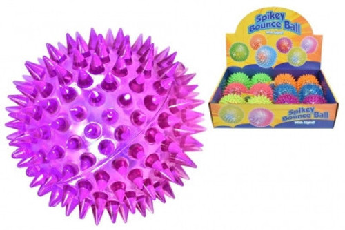 Flashing Spikey Ball Pink