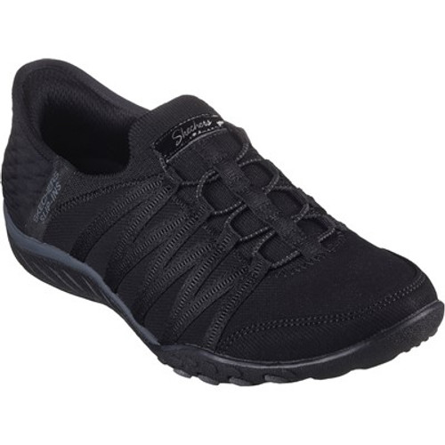 Skechers Breathe-Easy - Roll-With-Me Shoe, Black