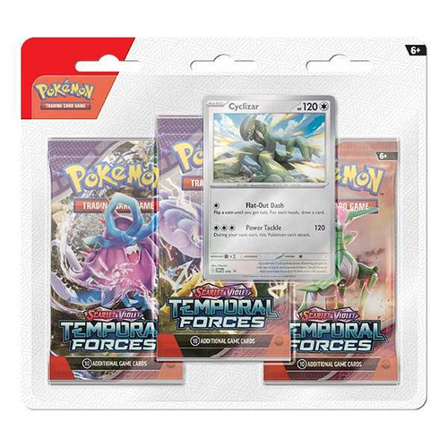 Pokemon TCG Scarlet & Violet 5 - Temporal Forces 3-Pack Cyclizar