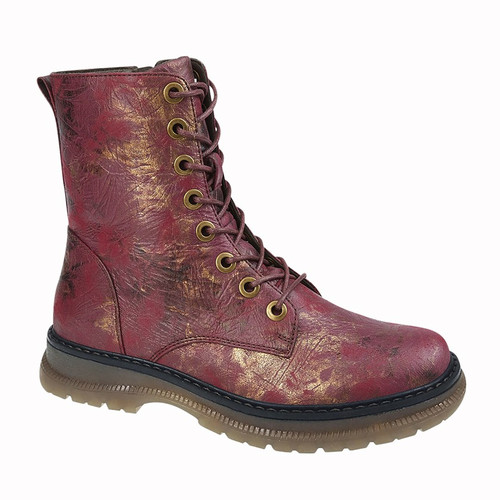 Cipriata L310 Ladies Boots, Burgundy/Bronze