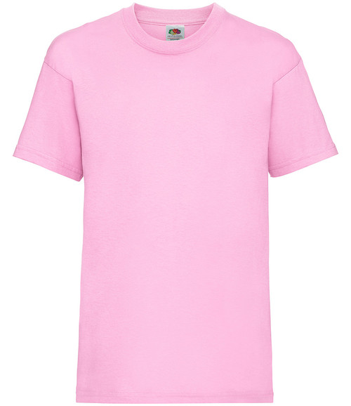 SS6B - Fruit of the Loom Kids Value (Light Pink) T-Shirt