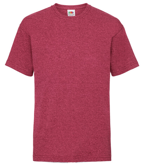 SS6B - Fruit of the Loom Kids Value (Heather Red) T-Shirt