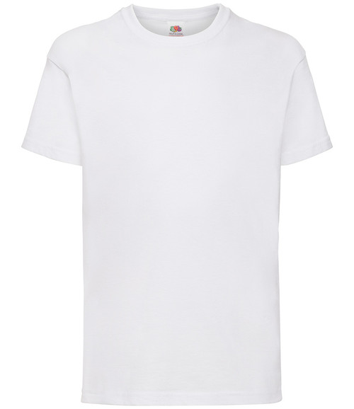 SS6B - Fruit of the Loom Kids Value (White) T-Shirt
