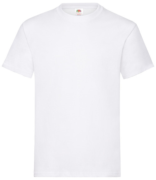 SA101 - Fruit of the Loom Heavy Cotton (White) T-Shirt