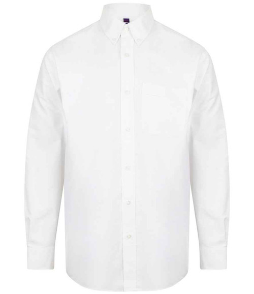 Henbury Long Sleeve Classic Oxford Shirt