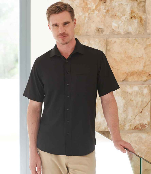 Henbury Short Sleeve Wicking Shirt