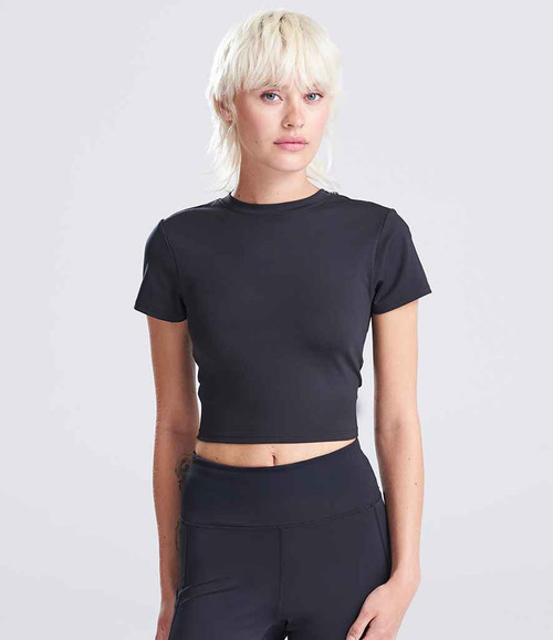 AWDis Ladies Cool Recycled Cropped T-Shirt