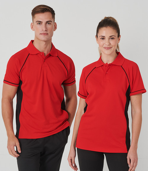 Finden + Hales Performance Panel Polo Shirt