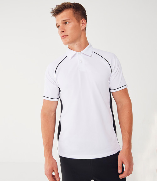 Finden + Hales Performance Piped Polo Shirt