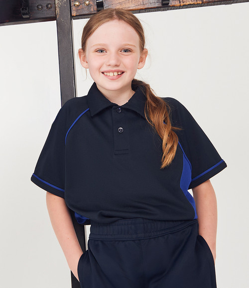 Finden + Hales Kids Performance Piped Polo Shirt