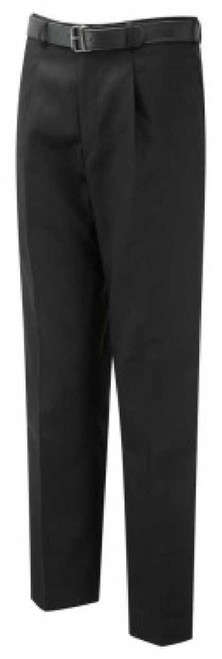 Black Flat Front Trousers