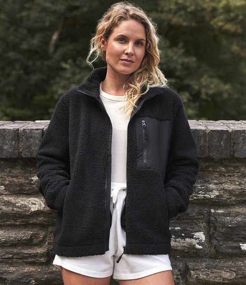 Ravine Unisex Full Zip Borg Fleece Jacket