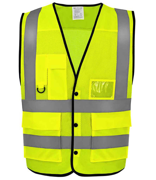 Yoko Superior Eco Mesh Button Waistcoat